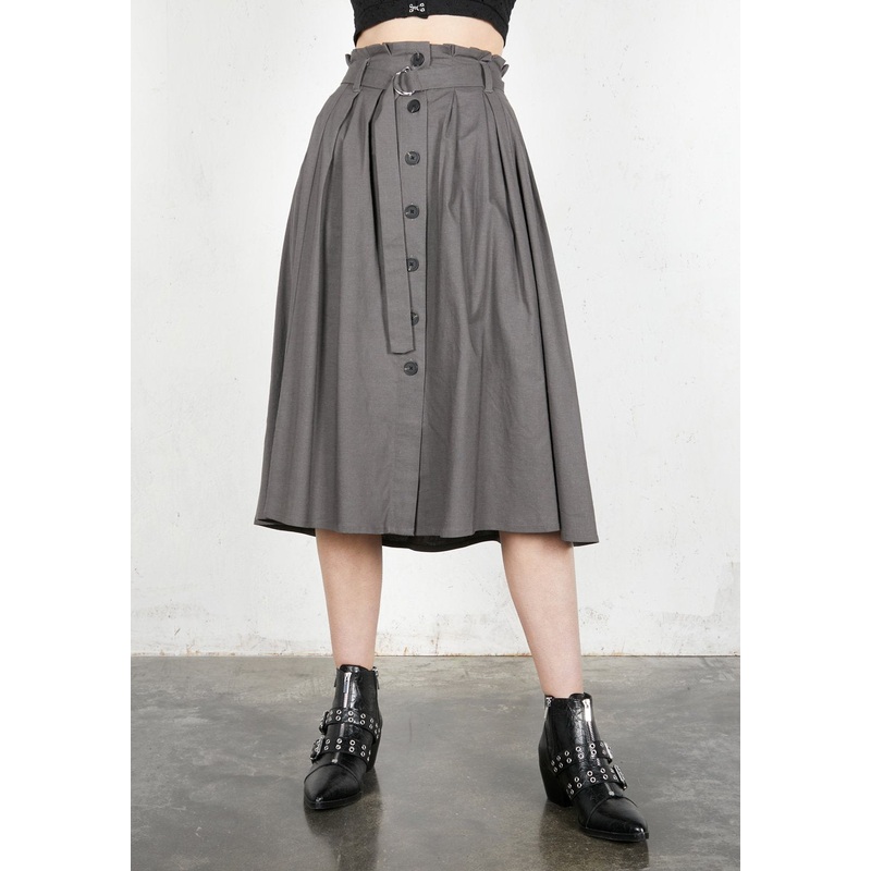 Rite Linen Skirt – Grey