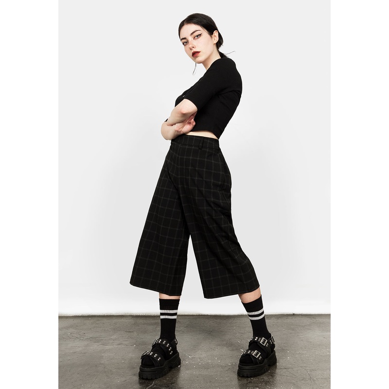 Shade Wide Leg Crop Trousers