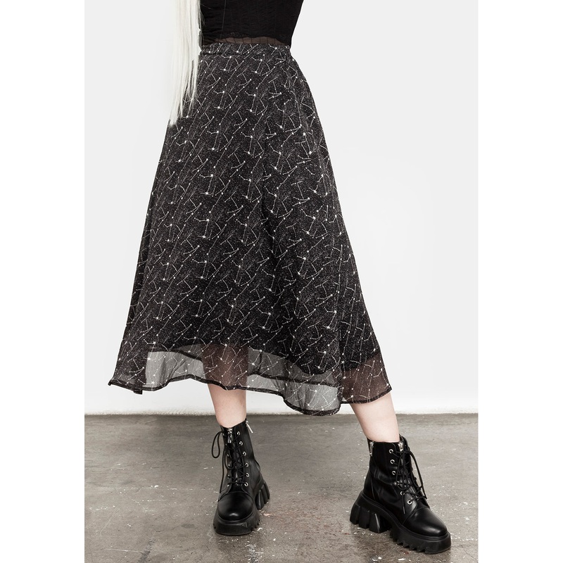 Spectral Midi Skirt