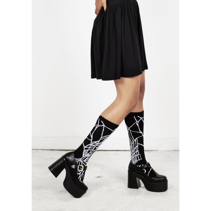 SPIDER WEB LONG SOCKS