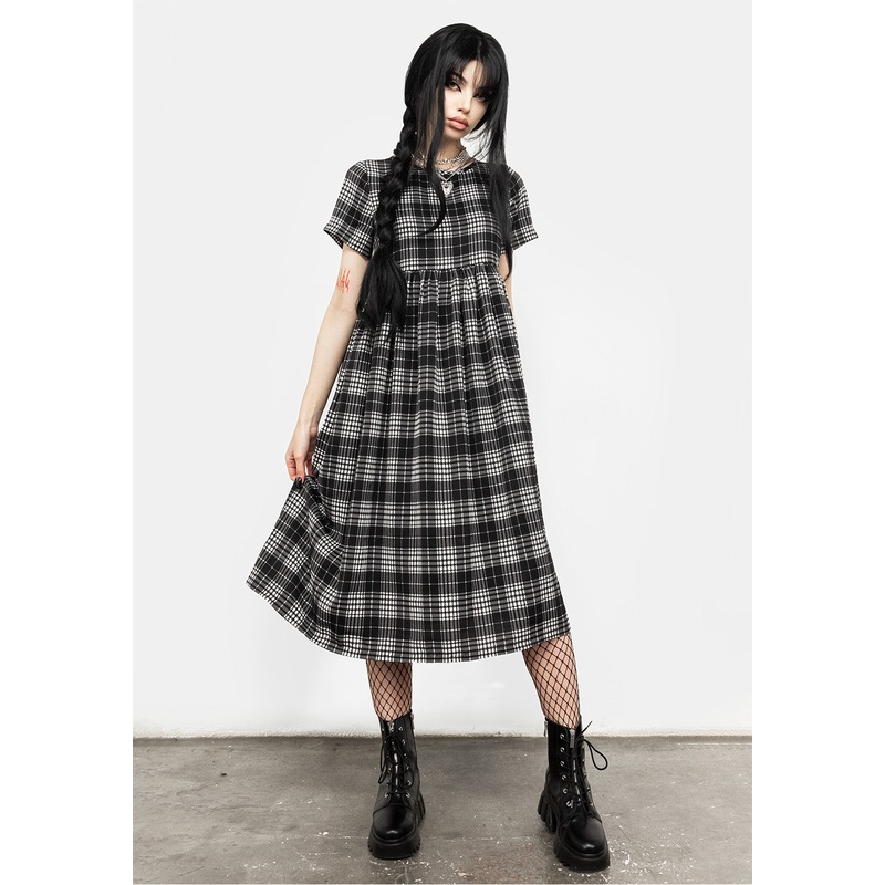 VICTORIA MIDI SMOCK DRESS