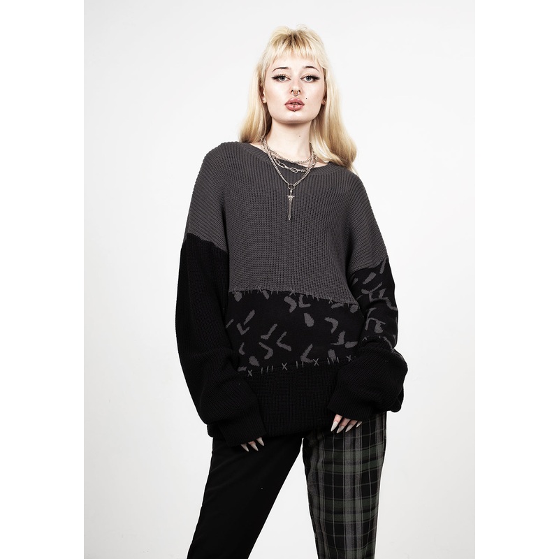 Abstract Longline Jumper