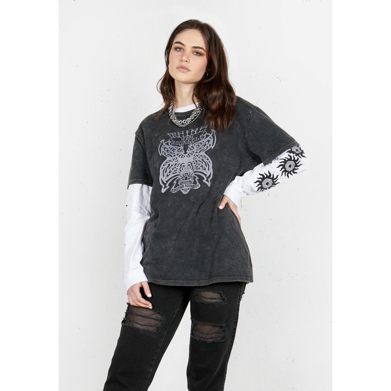 Butterfly Vintage Wash T-Shirt