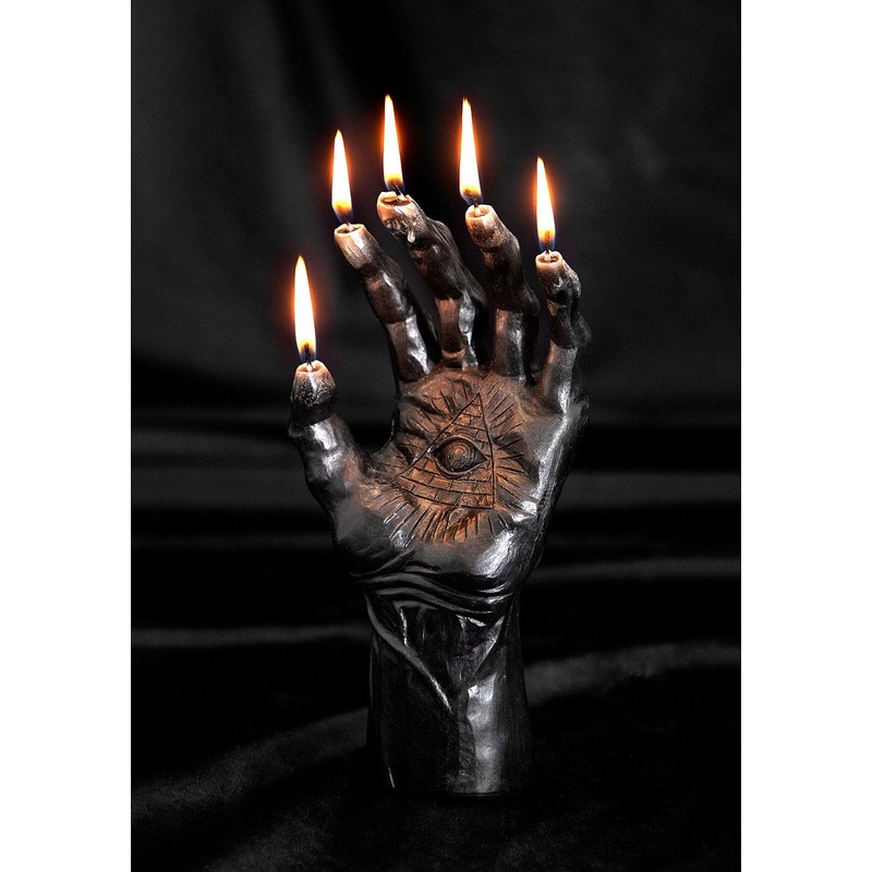 HAND OF GLORY CANDLE – BLACK
