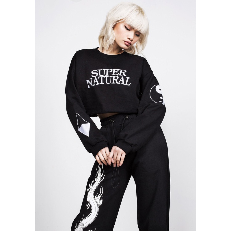 Super Natural Cropped Sweater