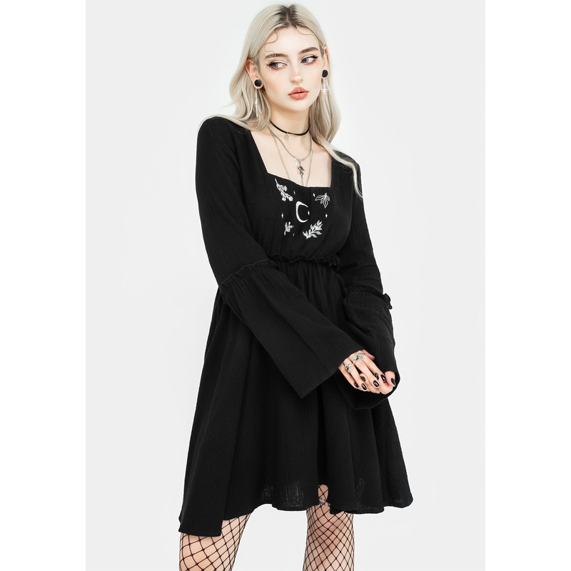 Aradia Embroidered Mini Dress