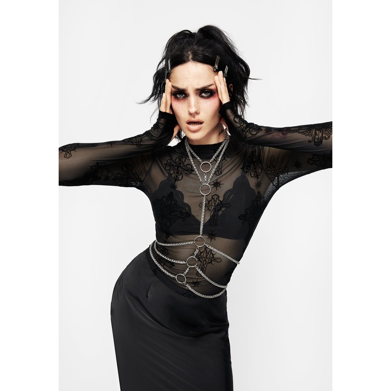 Beltis Chain Choker Harness