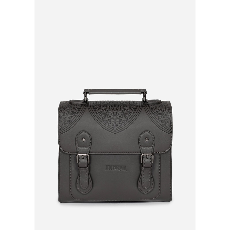 Esther Debossed Satchel Backpack