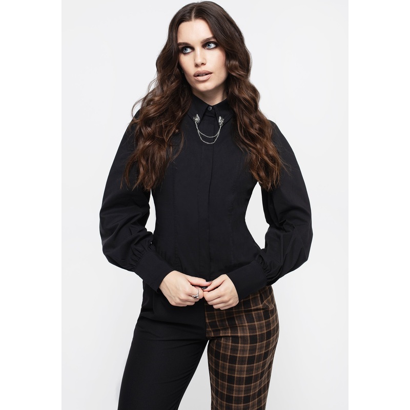 Fenrir Puff Sleeve Fitted Shirt