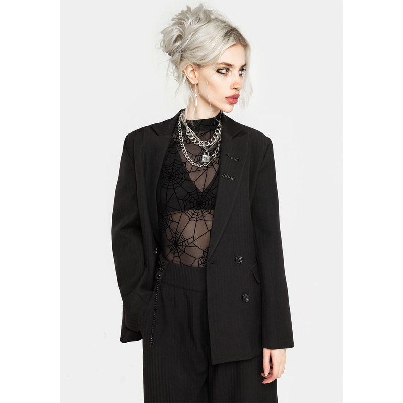 Juno Relaxed Chain Detail Blazer