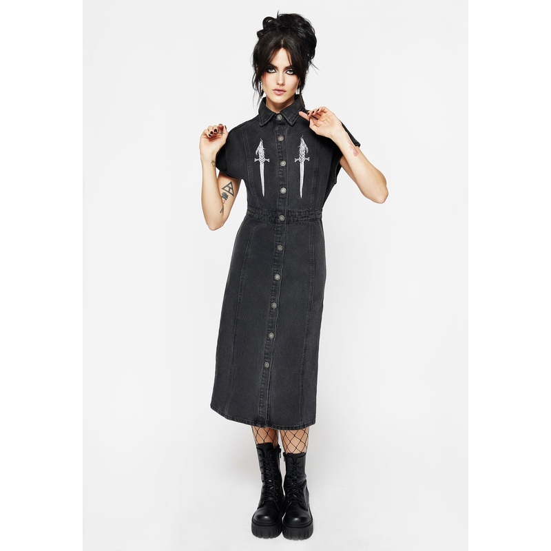 Kilgharrah Denim Midi Dress