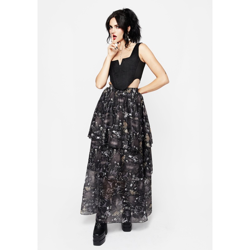 Melancholia Layered Organza Skirt