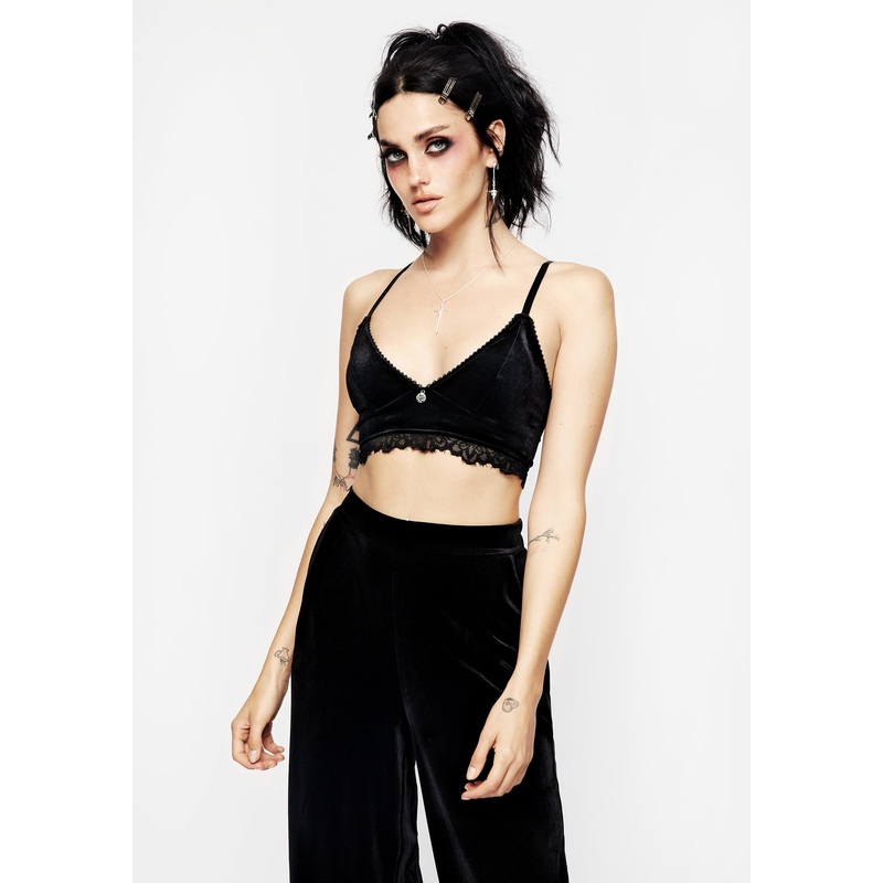 Venus Velour Charm Bralet