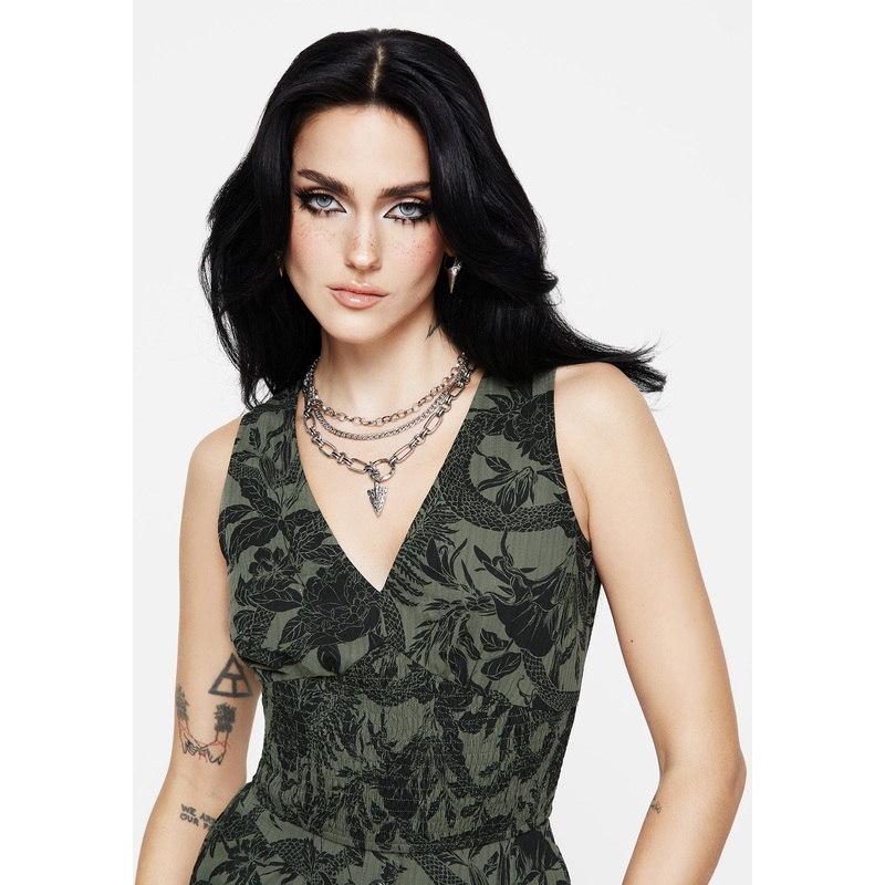 Bashe Cotton Tank – Green