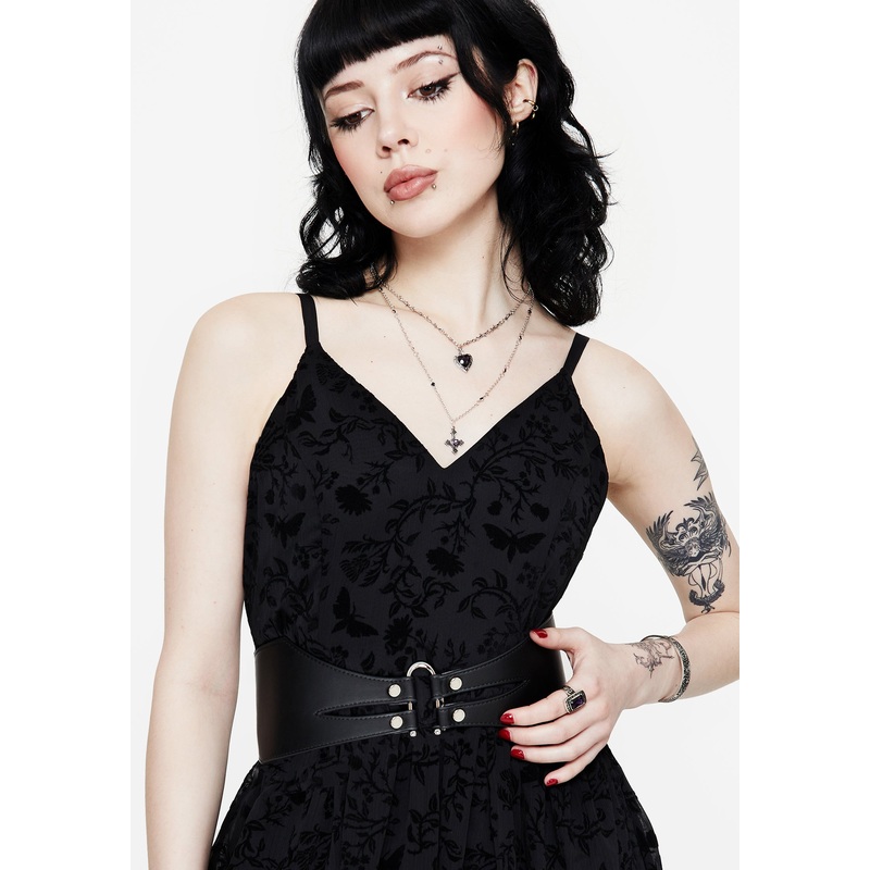 Chasm Oval Detail Waist Belt