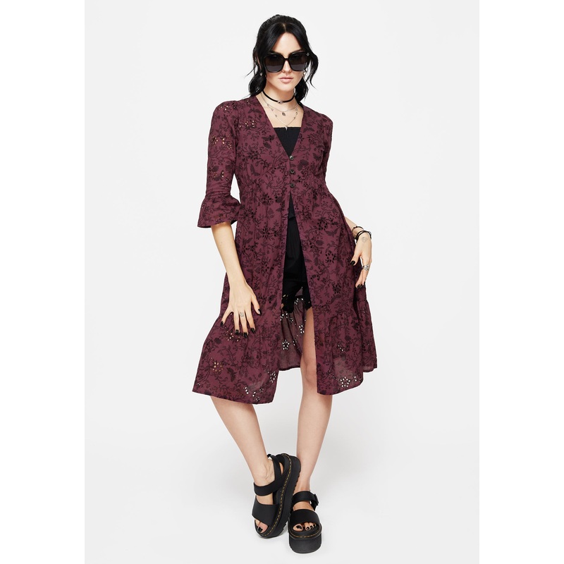 Morgana Cotton Broderie Overdress