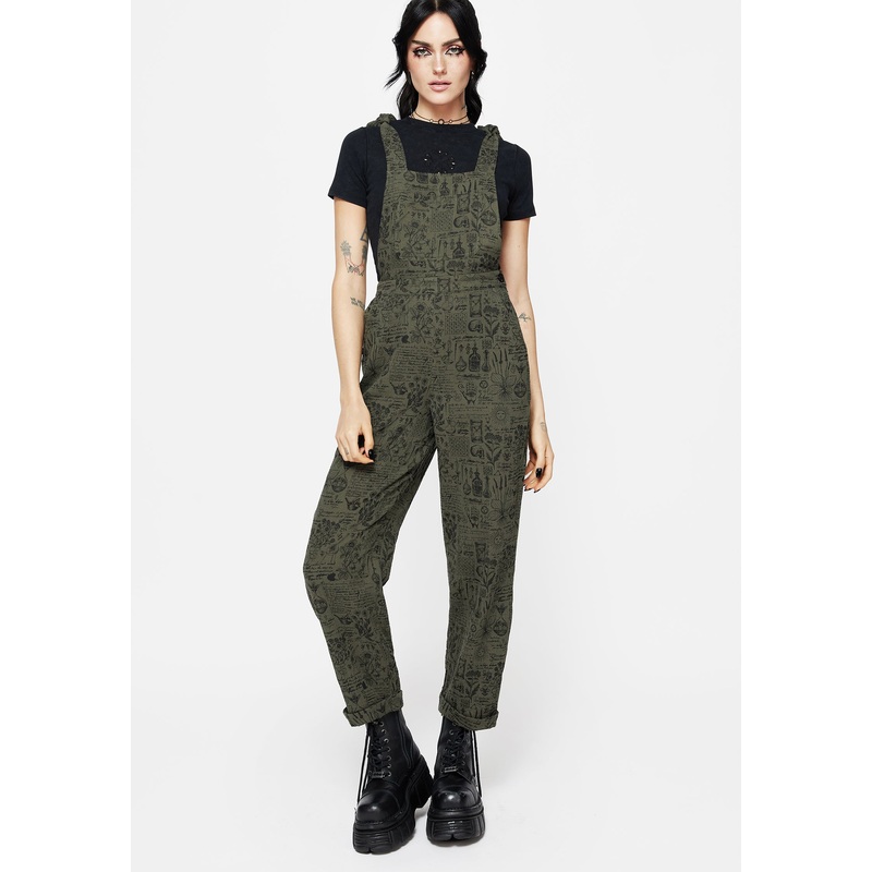 Taddea Cotton Relaxed Tie Detail Jumpsuit