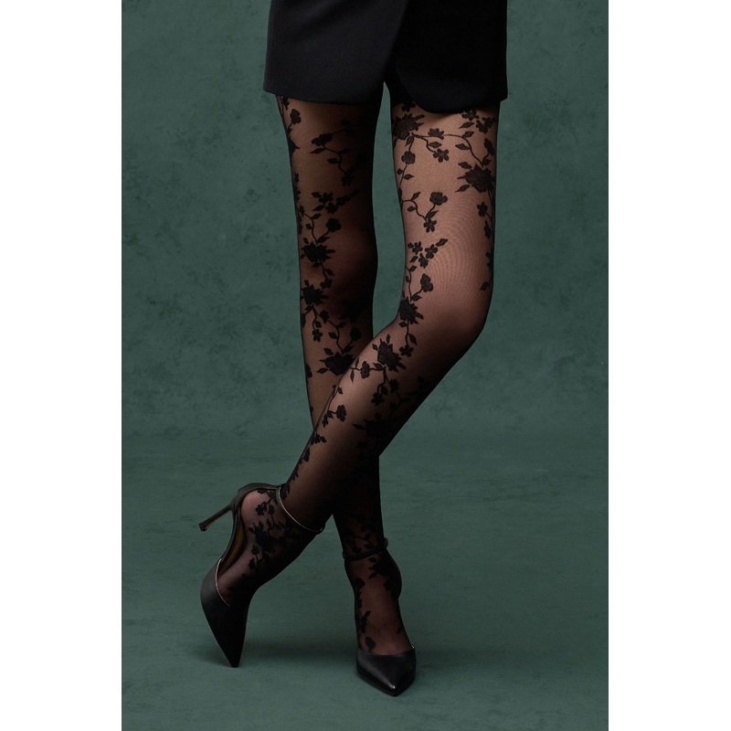 Levante | Gabriella Bold Floral Tights