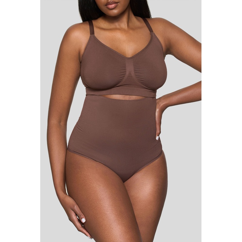 BOOMBA | Cocoa High-Waisted Thong Shapewear