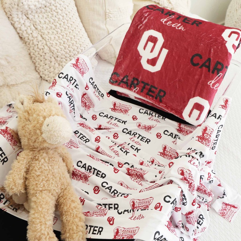 University of Oklahoma | OU Personalized Kids Blanket