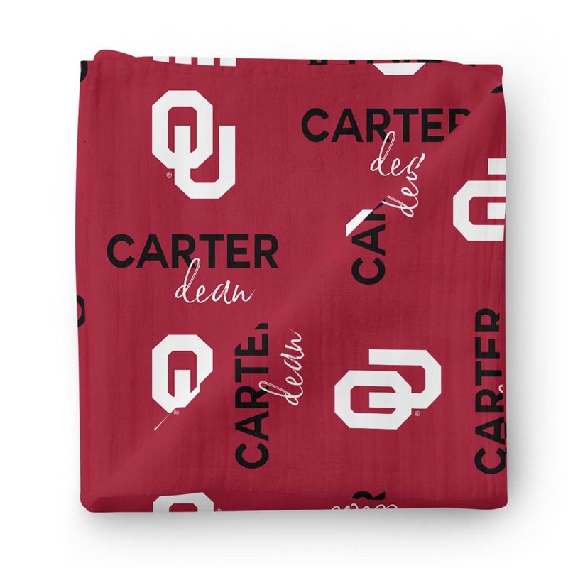 University of Oklahoma | OU Personalized Swaddle