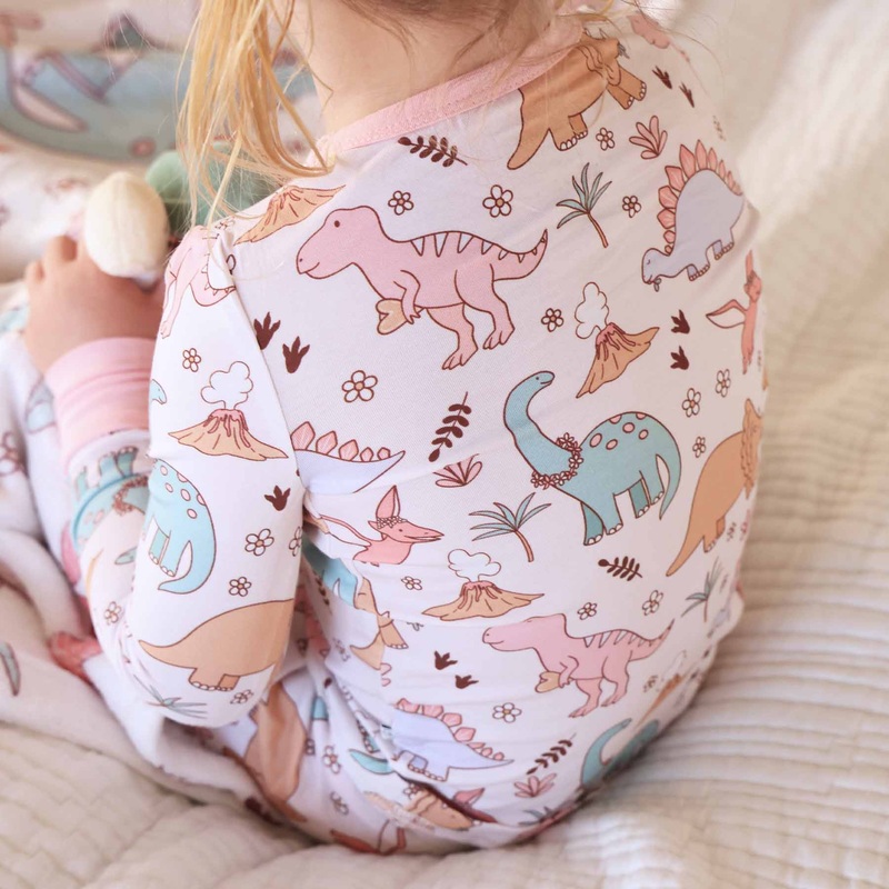 Dolly’s Dinos Two Piece Pajama Set