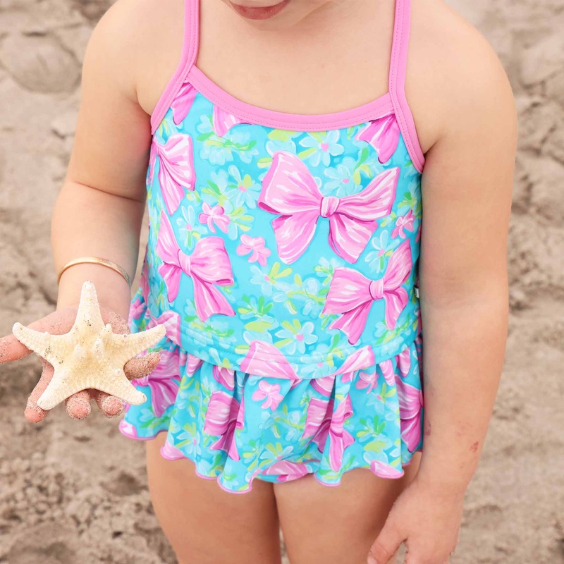Two Piece Strappy Tankini | Beachy Bows