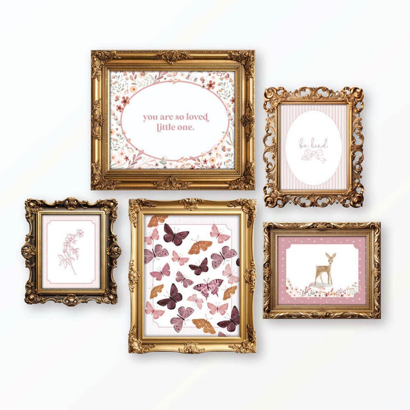 Wildflower Bundled Digital Nursery Wall Art