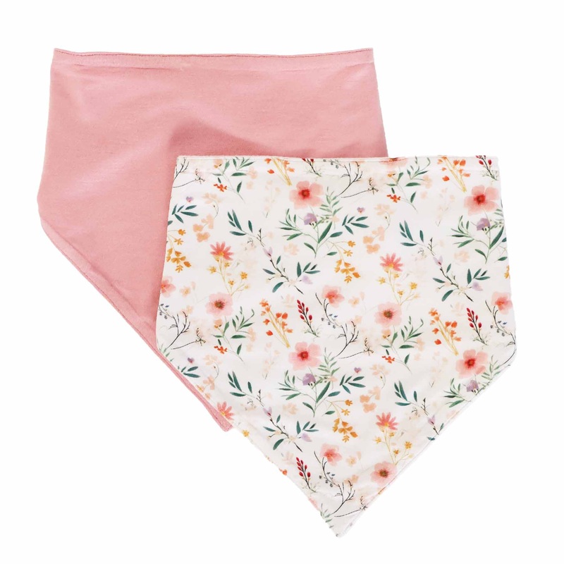 Winnie’s Wildflowers 2pc Bandana Bibs