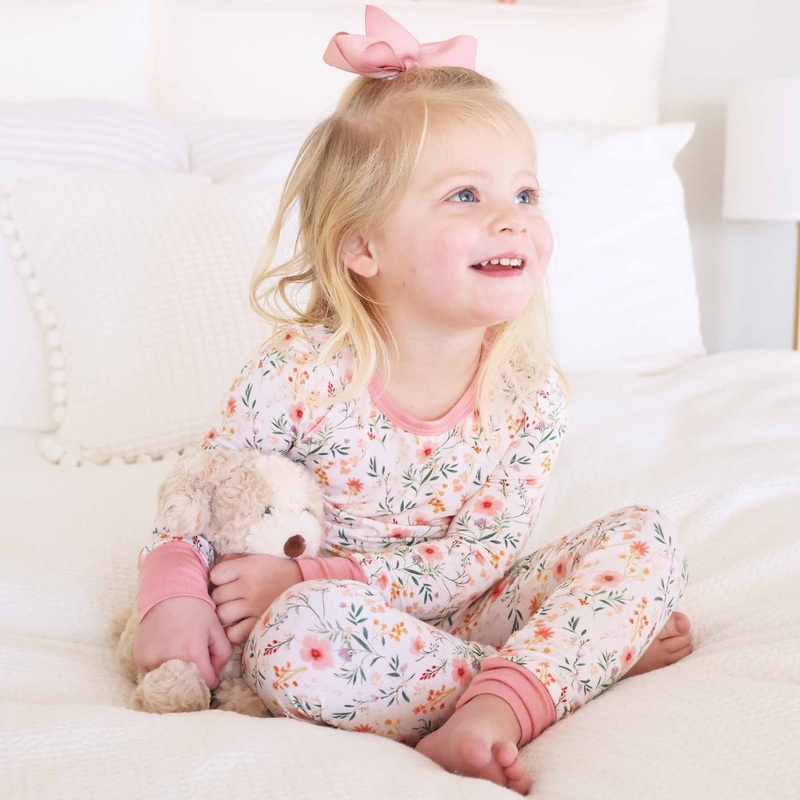 Winnie’s Wildflowers Two Piece Pajama Set