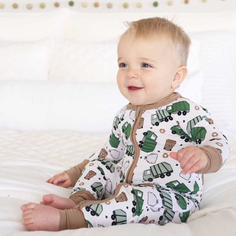 Clean Up Crew Convertible Zip Romper
