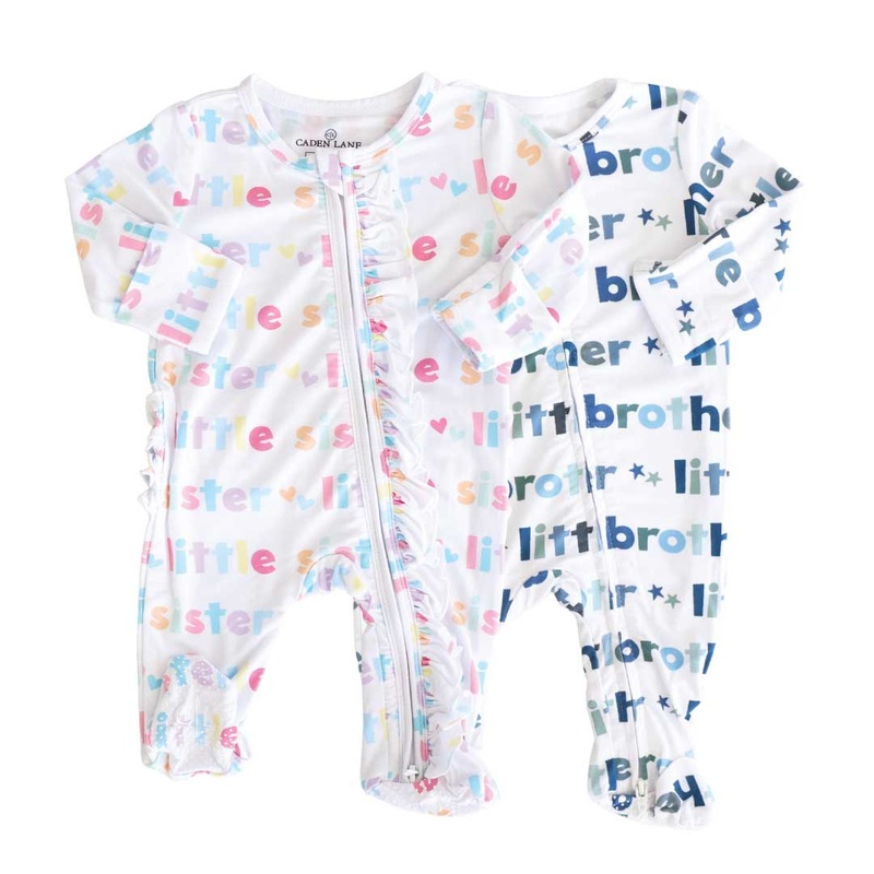 Little Sibling Zipper Footie