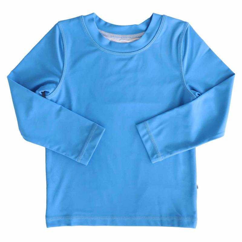 Long Sleeve Rash Guard Shirt | Surfer Blue