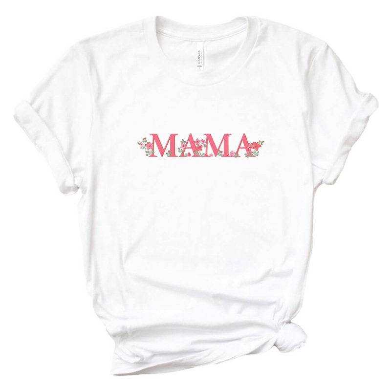 Mama Bow Besties Graphic Tee | White