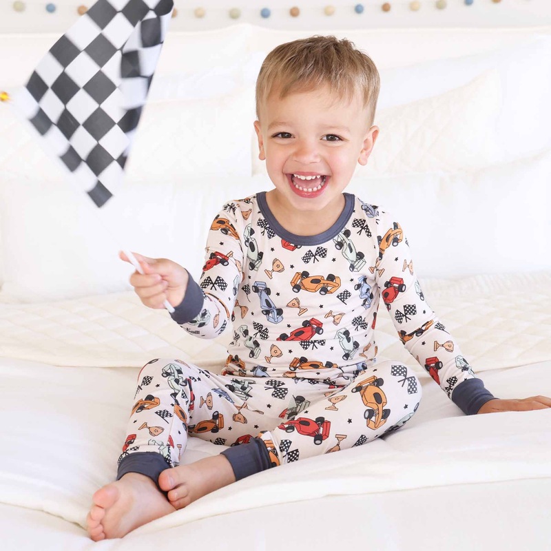 Pit Crew Two Piece Pajama Set