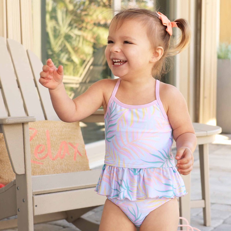 Two Piece Strappy Tankini | Island Palms