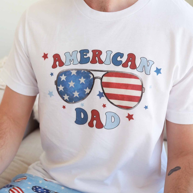 American Dad Graphic Tee | White