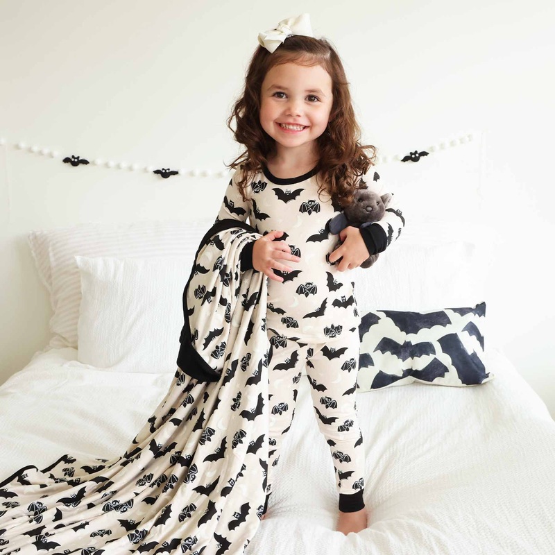 Scaredy Bats Two Piece Pajama Set