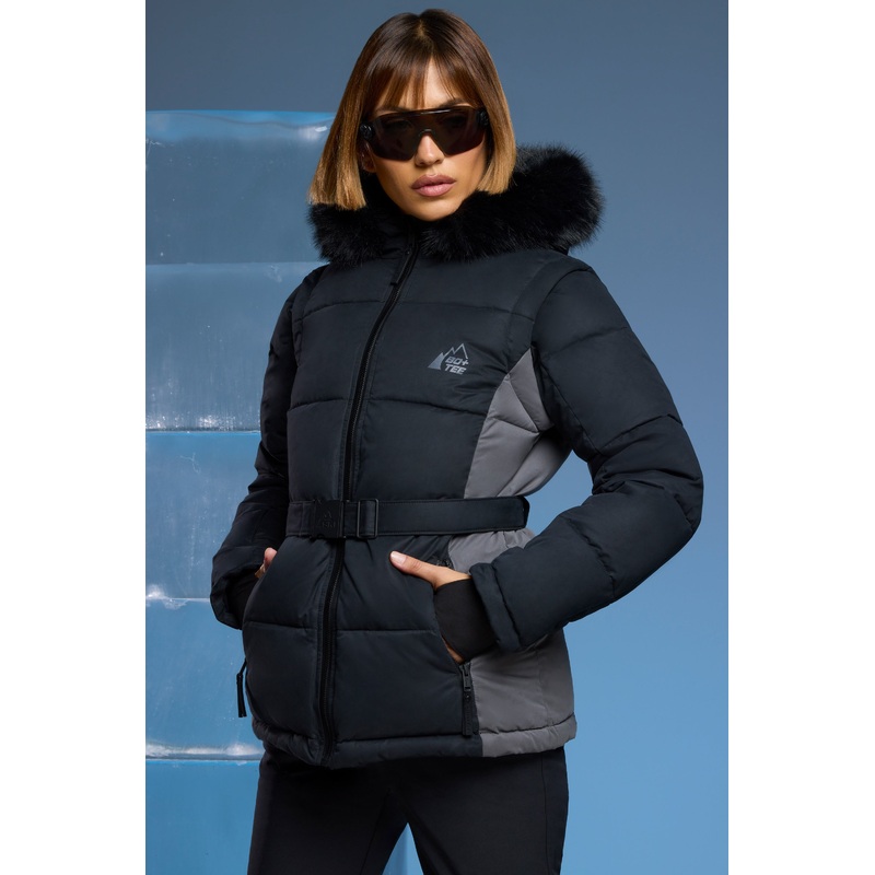 Alpine – Ski Jacket with Detachable Sleeves in Black