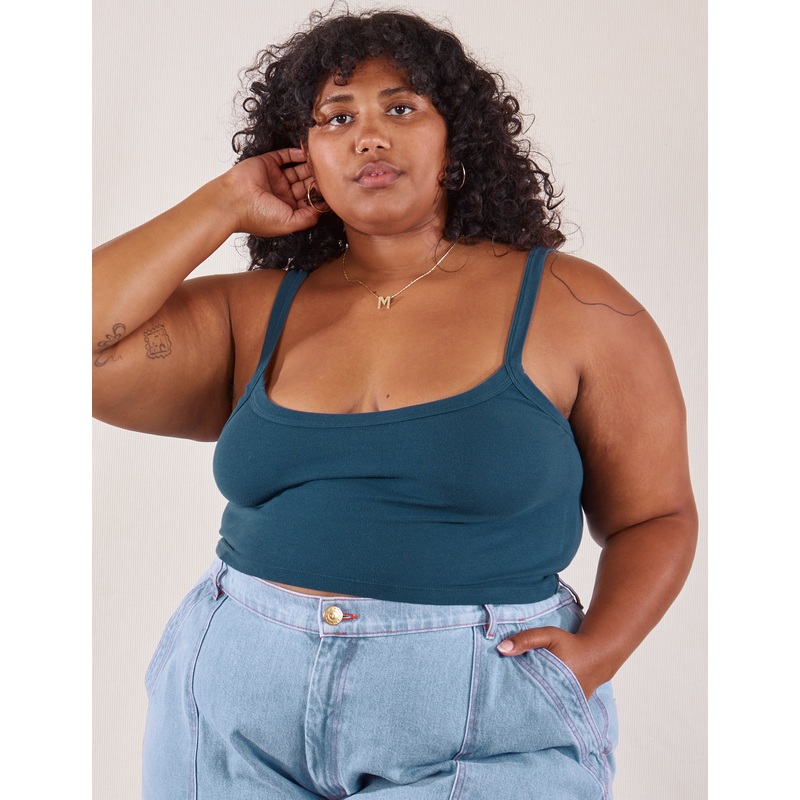 Cropped Cami – Lagoon