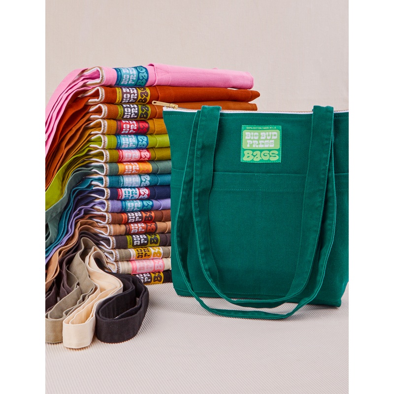 Over-Shoulder Zip Mini Tote