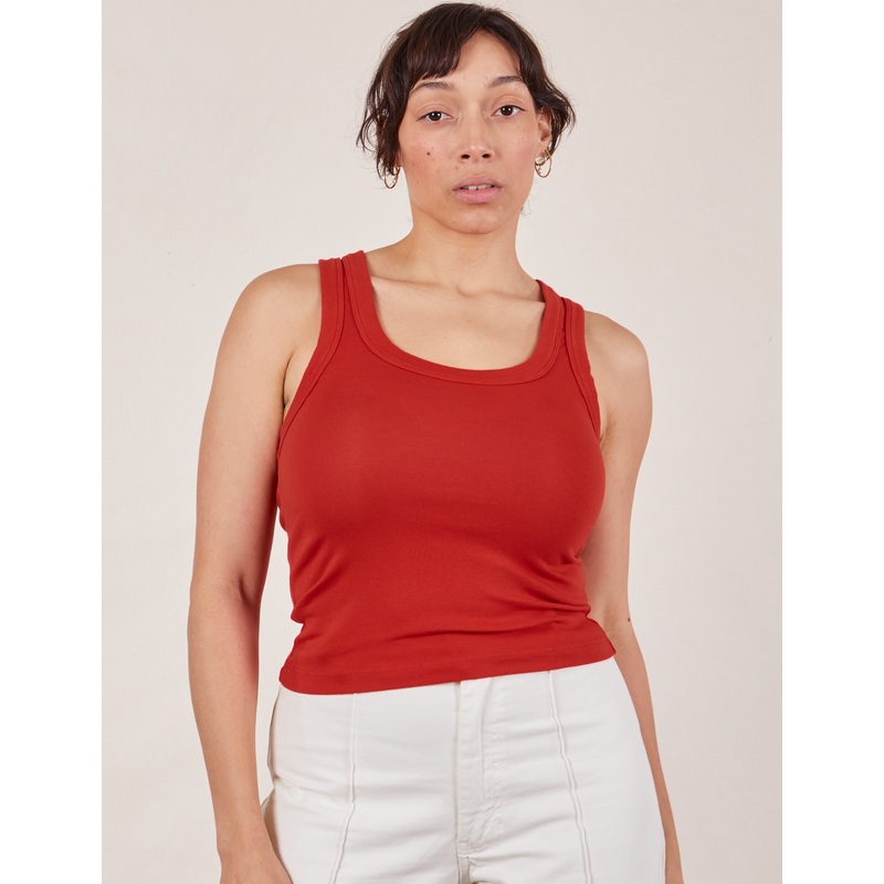 The Tank Top – Mustang Red