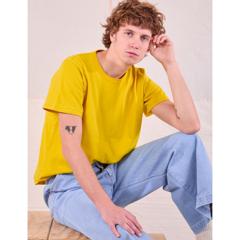 Burly Tee – Golden Yellow