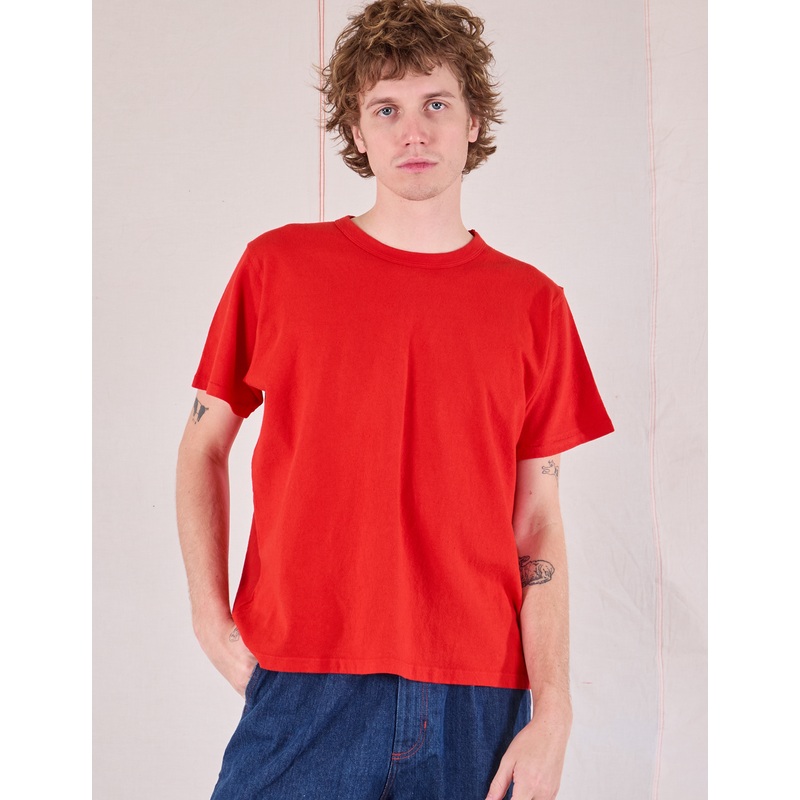 Burly Tee – Mustang Red
