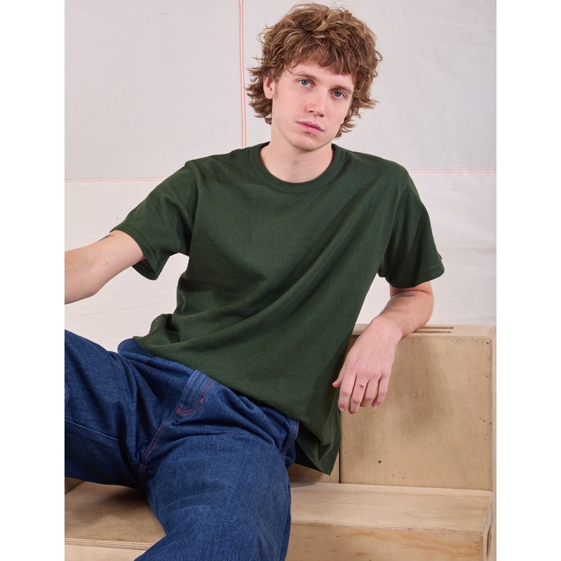 Burly Tee – Swamp Green