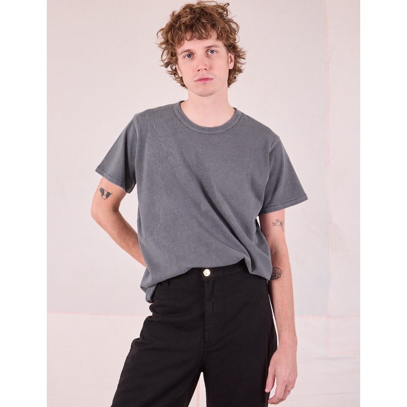 Burly Tee – Washed Grey