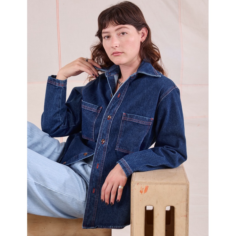 Denim Overshirt – Dark Wash