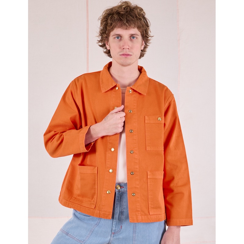 Denim Work Jacket – Construction Orange *FINAL SALE*