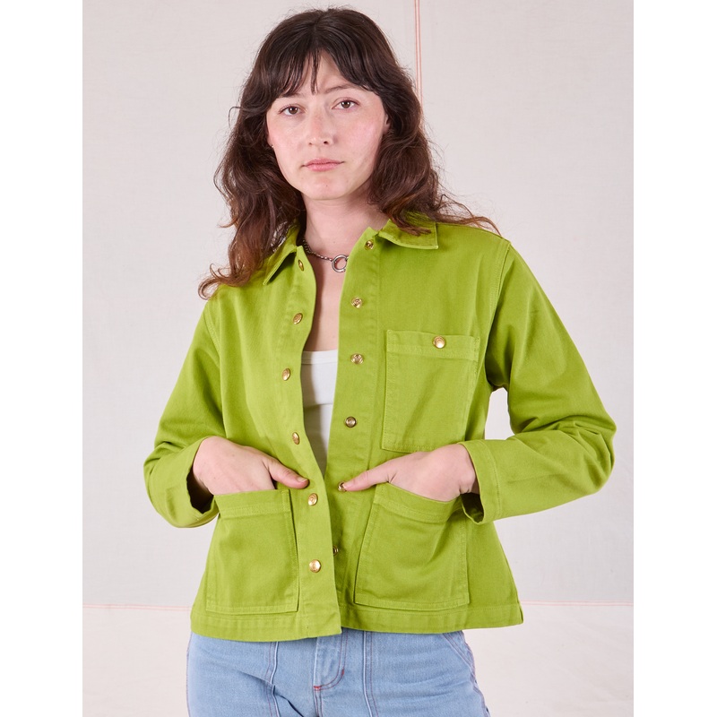 Denim Work Jacket – Gross Green