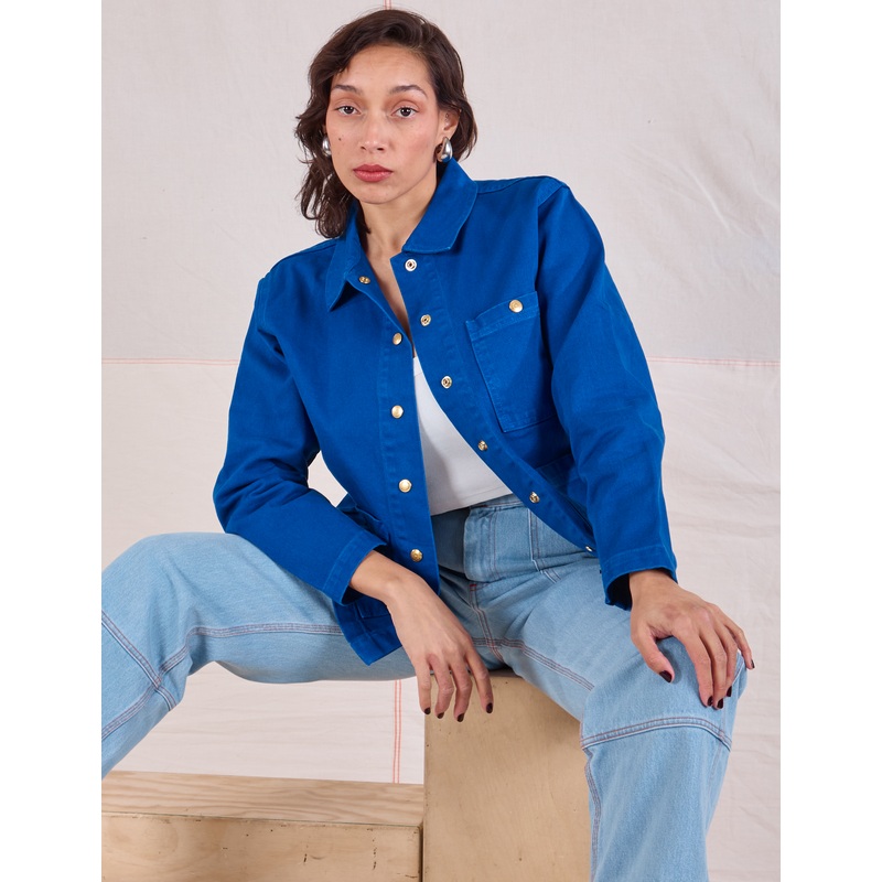 Denim Work Jacket – Royal Blue